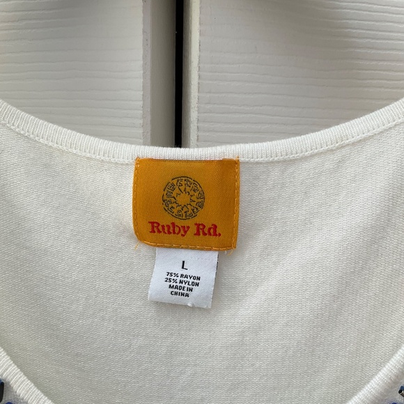 Ruby Road beaded tank - Picture 2 of 3